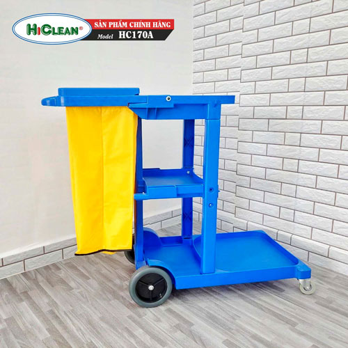 Xe đẩy dọn vệ sinh HiClean HC 170A